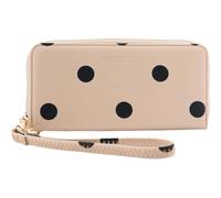 SEIDENFELT MANUFAKTUR Porte-Monnaie Smilla Wallet Happy Dots Saumon