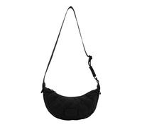 SEIDENFELT MANUFAKTUR sac à épaule bandoulière Hetta Halfmoon Bag Black noir