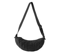 SEIDENFELT MANUFAKTUR Sac à épaule bandoulière noir pour femme - Hetta Halfmoon Bag 303365