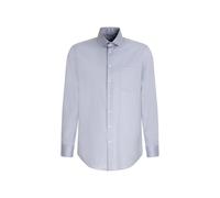 Seidensticker 146005 Chemise d'affaires à Manches Longues Coupe Droite Taille 43, Bleu, 43