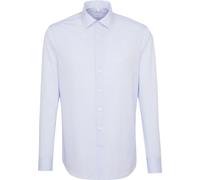 Seidensticker BUSINESS Chemise Homme Manches Longues Kent Slim-Fit Bleu Ciel 43