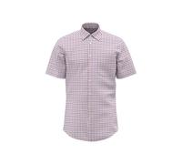 Seidensticker Chemise à Manches Courtes Coupe Droite, Rouge, 41 Homme