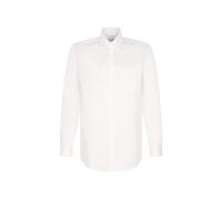 Seidensticker Chemise à Manches Longues Coupe Droite, Blanc, 38 Homme