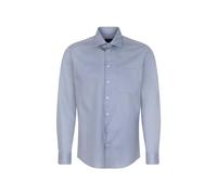 Seidensticker Chemise à Manches Longues Coupe Droite, Bleu Clair, S Homme
