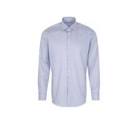 Seidensticker Chemise à Manches Longues Coupe Droite, Bleu Moyen, 38 Homme