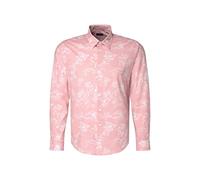 Seidensticker Chemise à Manches Longues Coupe Droite T-Shirt, Rose, M Homme