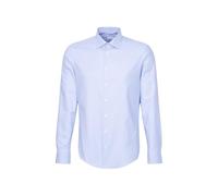 Seidensticker Chemise à Manches Longues pour Homme, Bleu Moyen., 44 cm
