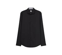 Seidensticker Chemise à Manches Longues Slim fit, Noir, 38 Homme