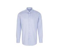 Seidensticker Chemise à Manches Longues pour Homme Coupe Droite, Bleu Moyen, 42