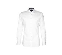Seidensticker Chemise à Manches Longues Slim fit, Blanc, 47 Homme
