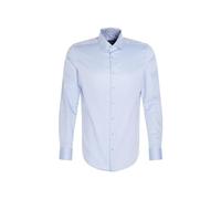 Seidensticker Chemise à Manches Longues Slim fit, Bleu Clair, 44 cm Homme