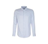 Seidensticker Chemise à Manches Longues Slim fit, Bleu Moyen, 41 Homme
