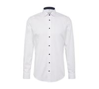 Seidensticker Slim Fit Infroissable Manches Longues Col Kent Chemise d'affaires Homme, Blanc, 41