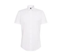 Chemise business Seidensticker - coupe slim - sans repassage - col Kent - manches courtes - 100% coton