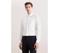 Seidensticker Chemise business slim sans repassage col Kent poignets à revers 100 % coton