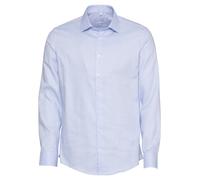 Chemise business homme Seidensticker - coupe slim - sans repassage - col Kent - manches longues - 100 % coton ,Blau (Mittelblau 11) ,39
