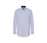 Seidensticker Chemise Business Homme Coupe Classique - sans Repassage - col Kent - Manches Longues - 100% Coton