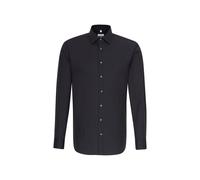 Chemise business homme Seidensticker - coupe ajustée - sans repassage - col Kent - manches longues - 100 % coton