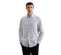 Seidensticker Chemise Business pour Homme - Coupe ajustée - Infroissable - Col Kent - Manches Longues - 100% Coton, Bleu Clair, 42