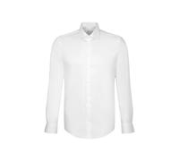 Seidensticker Chemise Business pour Homme - Coupe Slim - Infroissable - Col Kent - Manches Longues - Patch - 100% Coton