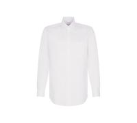 Seidensticker Chemise d'affaires pour Homme - Coupe Droite - Infroissable - Col Kent - Manches Extra Longues - 100% Coton, Blanc., 38