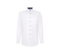 Seidensticker Chemise d'affaires pour Homme - Coupe Droite - Infroissable - Col Kent - Manches Longues - 100% Coton