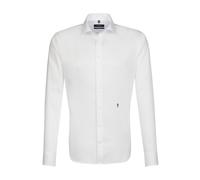 Chemise business homme Seidensticker - coupe ajustée - sans repassage - col Kent - manches longues - 100 % coton