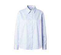 Seidensticker Chemisier pour Femme - Coupe Droite - Rayé - Manches Longues - Chemisier - 100% Coton, Bleu, 38