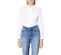 Seidensticker Chemisier pour femme - Chemisier - Body - Sans repassage - Coupe slim - Manches longues - Uni - Stretch