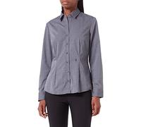 Seidensticker Chemisier pour femme - Chemisier - Coupe slim - Manches longues - Uni - 100 % coton