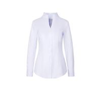 Seidensticker Chemisier pour femme - Chemisier de ville - Facile à repasser - Chemisier à col gobelet - Coupe slim - Manches longues - 100 % coton