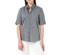 Seidensticker Chemisier pour femme - Chemisier - Sans repassage - Coupe slim - Manches courtes - Uni - 100 % coton