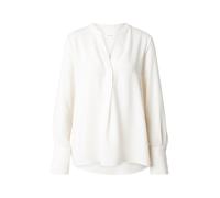 Seidensticker Chemisier pour Femme - Coupe Droite - Couleur Unie - Manches Longues - Col de Chemise - Mode - Chemisier, Blanc., 46