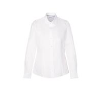 Seidensticker Chemisier pour Femme - Classique - Élégant - Chemisier - Coupe Droite - Manches Longues - Uni - 100% Coton, Blanc Opaque, 38