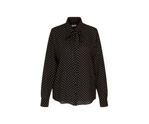 SEIDENSTICKER Chemisier 'The Statement Prints' noir / blanc, Taille XL
