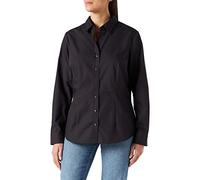 Seidensticker City Bluse Langarm Slim Fit Uni Bügelfrei, Schwarz, 42 Femme