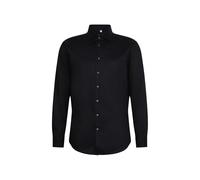 Seidensticker Comfort Fit Langarm Business-Hemd Chemise, Noir, 47 Hommes
