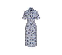 Seidensticker Damen Blusenkleid mit Bindegürtel Robe, Bleu, 40 Femme