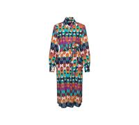 Seidensticker Damen Blusenkleid mit Bindegürtel Robe, Bleu Marine, 40 Femme