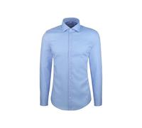 Seidensticker Extra Slim Fit Langarm Business-Hemd Chemise, Bleu, 37 Hommes