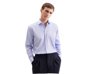 Seidensticker Herren Business Hemd Chemise, Bleu, 39 Hommes
