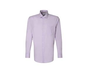Seidensticker Herren Chemise d'affaires Regular 1/1 Facile à Repasser Lilac (0082), 46