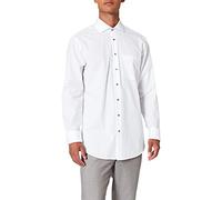 Seidensticker Homme Chemise Regular Fit Langarm Popeline Blanc, 38 EU