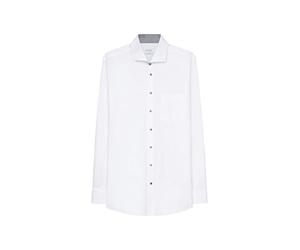 Seidensticker Homme Chemise Regular Fit Langarm Popeline Blanc, 38 EU