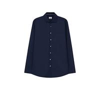 Seidensticker Homme Chemise Regular Fit Langarm Popeline dunkelBleu, 38 EU