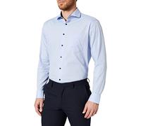Seidensticker Homme Chemise Regular Fit Langarm Popeline hellBleu, 38 EU