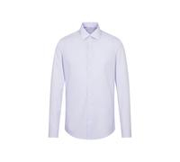 Seidensticker Homme Herren Business Hemd Slim Fit - Bügelfreies, Gestreiftes, Schmales Hemd Mit Kent-Kragen - Langarm - 100% Baumwolle Chemise Business Not Applicable, Bleu (Hellblau 11), 41