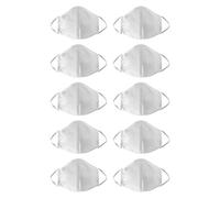Seidensticker, masque à trois couches, réutilisable, paquet de 10, blanc, taille unique
