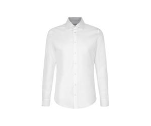Seidensticker Men's Business Shirt - Slim fit - Easy to Iron - Kent Collar - Long Sleeves - Stripes - Cotton Blend