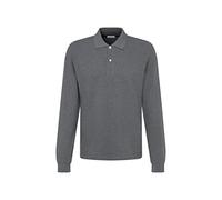 Seidensticker Men's Slim Fit Polo à Manches Longues Gris Taille L, Gris, L